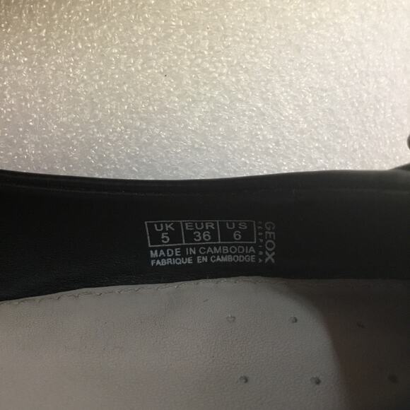 Geox Black Respira Flats with Buckle Accent - Picture 9 of 10